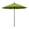 California Umbrella 9' Black Aluminum Market Patio Umbrella, Sunbrella Macaw 194061335307 - alternate 1